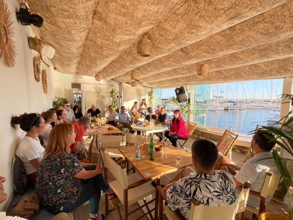 An Entrepreneurs Meet gathering at a Cagliari venue